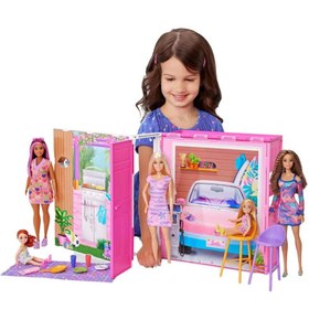 Resim Barbie'nin Yeni Portatif Evi 2024 HRJ77 