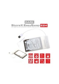Resim Dark Storex E24 2.5 Usb 3.0 Çıkarılabilir Başlıklı Şeffaf Sata Di 