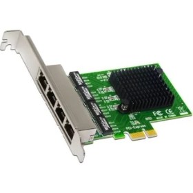 Resim Open Smart 4 Port Gigabit Lan PCI Express Kart 