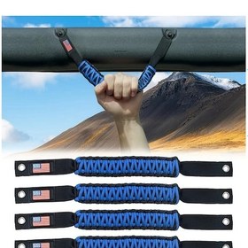 Resim Xuweiwei Ford Bronco 2021 2023 2 4 Kapı Mavi Paracord Tutma Askıları 4 Adet 