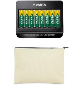 Resim Varta Lcd Multi Plus Promo 8li Aa/aaa Pil Şarj Cihazı+8 Ad. Şarjlı 2100mah Aa Kalem Pil+çanta 