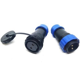 Resim SD28 2 Pin 28mm Su Geçirmez Konnektör Takımı 