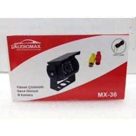 Resim Audiomax Mx 36 Büyük Geri Görüş Kamerası Gece Görüşlü 