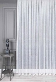 Resim Ev Depo Home Taç Normal Pile Tül Perde Tek Kanat ORMETUL41248NORMAL, Ekru, 170 x 200 