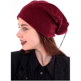 Resim Deafox Bordo Boyunluk Polar Bere Siyah 