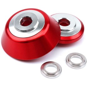 Resim gogo premium HONDA PCX 2014 - 2025 UYUMLU ÖN TEKER BURCU TAKIMI KIRMIZI 