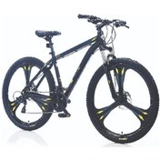 Resim CORELLİ ZOI 1.1 ERKEK DAĞ BİSİKLETİ 459H MD 27.5 JANT 21 VİTES SİYAH SARI 