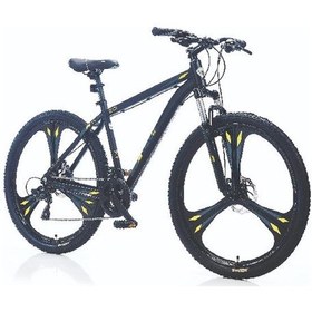 Resim CORELLİ ZOI 1.1 ERKEK DAĞ BİSİKLETİ 459H MD 27.5 JANT 21 VİTES SİYAH SARI 