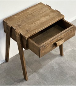 Resim Ahşap Komodin Çekmeceli Raf Dolap 5308 