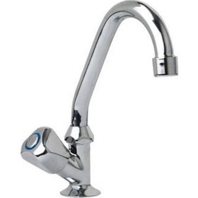 Resim İtimat Alfa 215 Tek Su Girişli Kuğu Lavabo Bataryası 