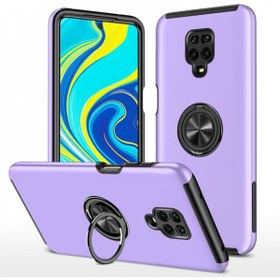 Resim LoopCase Redmi Note 9s Kılıf Kamera Lens Korumalı Yüzüklü Standlı Ultra Lüx Zırh Kapak 