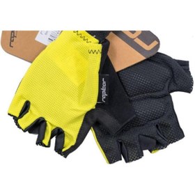 Resim Genel Markalar Raptor Eldiven Kısa Parmak Bisiklet Eldiveni MTB Yarım Parmak Eldiven L Beden Lime 