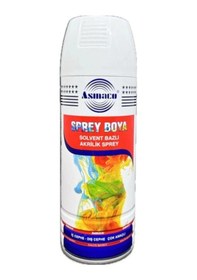 Resim Asmaco Sprey Boya Akrilik Sprey 400ml.parlak Beyaz 