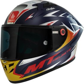 Resim Mt Helmets Kre+ Carbon Acosta A37 Mat Mavı 
