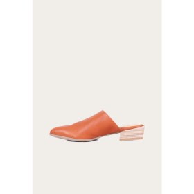 Resim Bueno Shoes Taba Deri Kadın Düz Terlik 