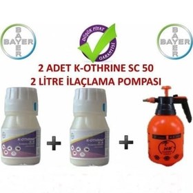 Resim Bayer K-Othrine 2 Adet (Yeni Tarihli) 2 Lt Ilaçlama Pompası 