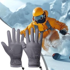 Resim Isıtmalı Eldivenler - Erkekler İçin Sıcak USB Isıtmalı Eldiven El Isıtıcılar | Ergonomik Dokunmatik Ekranlı Eldivenler Bisiklet Spor Yürüyüş Kayak 