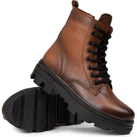 Resim Deery Kadın Taba Rengi Hakiki Deri Postal Bot - Se490ztbae01 Taba 