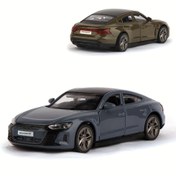Resim CCA COOL CHIC AUTO 1:44 Ölçekli Alaşımlı AUDI e-tron Araba Modeli Oyuncak - Geri Çekilme Eylemi, Açılabilir Kapılar, Gerçekçi Tasarım, Kahverengi/Mavi, Erkek Çocuklar için Eğitimsel STEM Hediyesi, Doğum Günü Hediyesi, Hayal Gücü Oynama | Şık Silüet | Detaylı İşçilik, Sevimli Araba Aksesuarları 