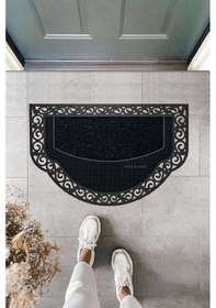 Resim Yarım Ay Modeli Welcome Hoş Geldiniz Yazlı Kapı Önü Paspası 