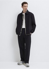 Resim Mavi - Fermuarlı Siyah Gömlek 0211883-900 Siyah 