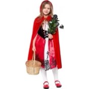 Resim Aspata Store Kırmızı Başlıklı Kız Şapkalı Pelerin 90 cm 