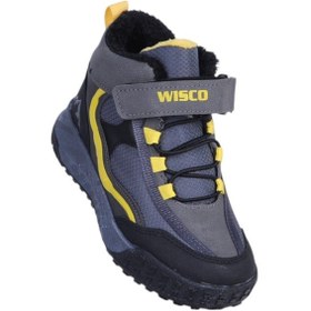 Resim Wisco 064 Füme-sarı Erkek Çocuk Kürklü Bot Füme 