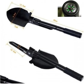 Resim Survival Katlanabilir Pusulalı Kürek 