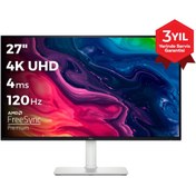 Resim Dell S2725QS 27" 3840x2160 4K UHD 120Hz 4ms HDMI Dp Freesync Premium IPS Monitör 