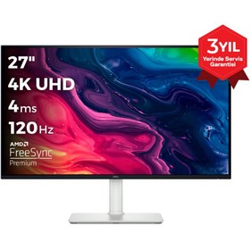 Resim Dell S2725QS 27" 3840x2160 4K UHD 120Hz 4ms HDMI Dp Freesync Premium IPS Monitör 