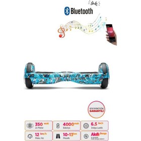 Resim Citymate Hoverboard 6.5 inch Elektrikli Kaykay Scooter Bluetooth Hoparlörlü D03 
