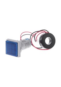 Resim Yunboo Mavi Led Ekranlı Ac 60-500v/0-100a Gerilim Akım İkili Gösterge Yf000409-wd 