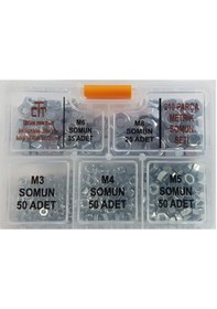 Resim Somun Seti 210 Parça -Metrik Somun Set N11.23000 