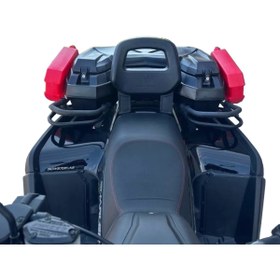 Resim crt ATV Çantası Ön-Arka Set 105lt. Çift Benzin Bidonlu & 50lt. Ön Diamond Model Çanta 