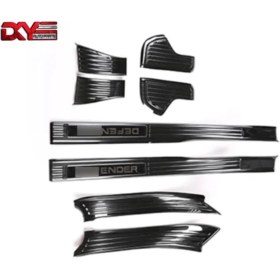 Resim Kapı Eşik Kaplama Seti (Siyah) New Defender 