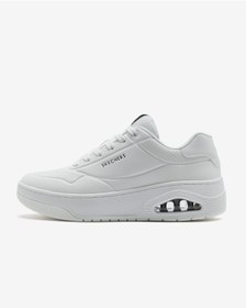 Resim Skechers Uno Court Erkek Beyaz Sneakers 183145 Wht | Orijinal 