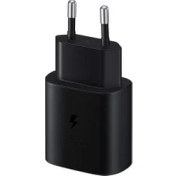 Resim Samsung Galaxy M01 Fast Charging 25W Type-C Çıkışlı Kablolu Şarj Aleti Siyah(Samsung Türkiye Garantili) 