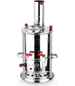 Resim Odunlu Semaver Çift Musluklu 3,5 Litre 