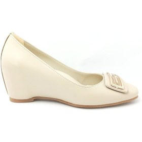 Resim Punto 312216 Bej Dolgu Taban Kadın Ayakkabı Bej 