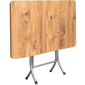 Resim ORMANCA Katlanır Kırma Atlantik Çam 60x90 Katlanabilir Masa 