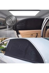 Resim Fixelora Toyota Auris 2007-2012 Model Uyumlu 2Li Yan Cam Güneşlik Perde ( Lastikli ) 