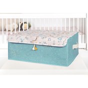 Resim Baby Püsküllü Kapaklı Kutu Düzenleyici Çok Amaçlı Organizer Kutu Baza Boy (yeşil) -04249 