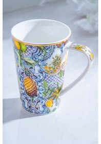 Resim Acar Capri Porselen Kupa - 380 Ml Renkli 