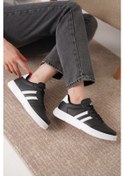 Resim Daxors D163 Günlük Ortopedik Kadın Sneaker Spor Ayakkabı Siyah-beyaz 