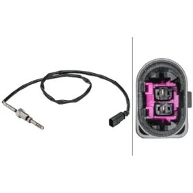 Resim Hella 6PT358181561 Egzoz Sicaklik Sensoru 03L906088CQ Uyumlu 