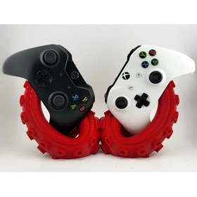 Resim Özel Tasarım Xbox 2'li Joystick Standı - Xbox Controller/kol Tutucui Xbox Dualsense Oyun Kolu Standı 