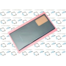 Resim Samsung Uyumlu Galaxy Note 20 ULTRA Arka Pil Batarya Kapağı (CAM) SİYAH 