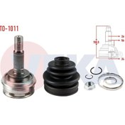 Resim Toyota Corolla E9 1.6i 26x24x56 Uzunluk 150,6 Mm 1987-1993 Aks Kafası Sol-sağ Ön Dış 4341002010 