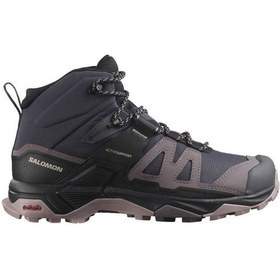 Resim Salomon 476855 X Ultra 4 Mid Gtx W Nine Iron/shark/cloud Gray Kadın Outdoor Ayakkabı Mor 