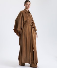 Resim Kahverengi Uzun Kap - Camel / M-L 